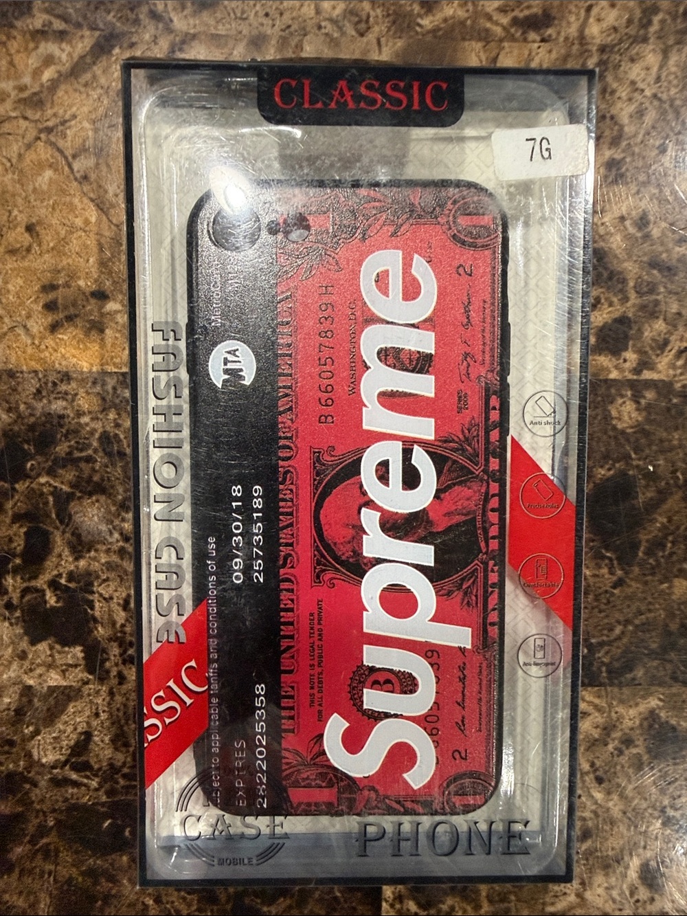 Supreme Red & White Logo Phone Case